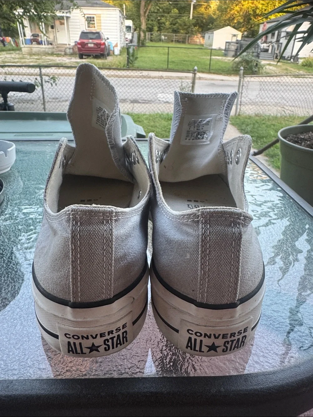 Converse Kids Gray Low-Top All Star Sneakers *have shoe strings